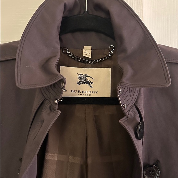 Burberry London Dark Brown Crop jacket